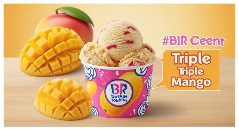 Baskin-Robbins Triple Mango Ice Cream