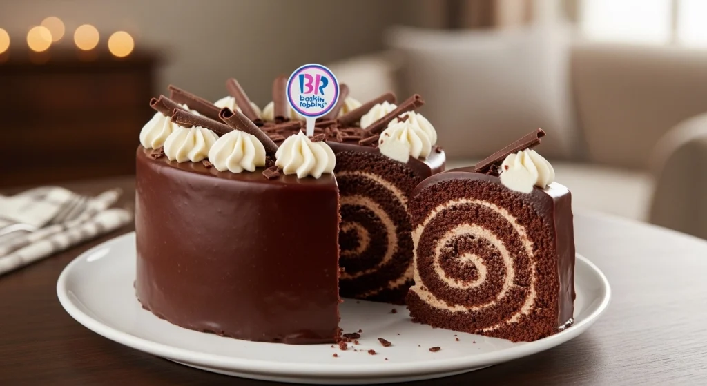 Baskin-Robbins Fudge Roll Cake