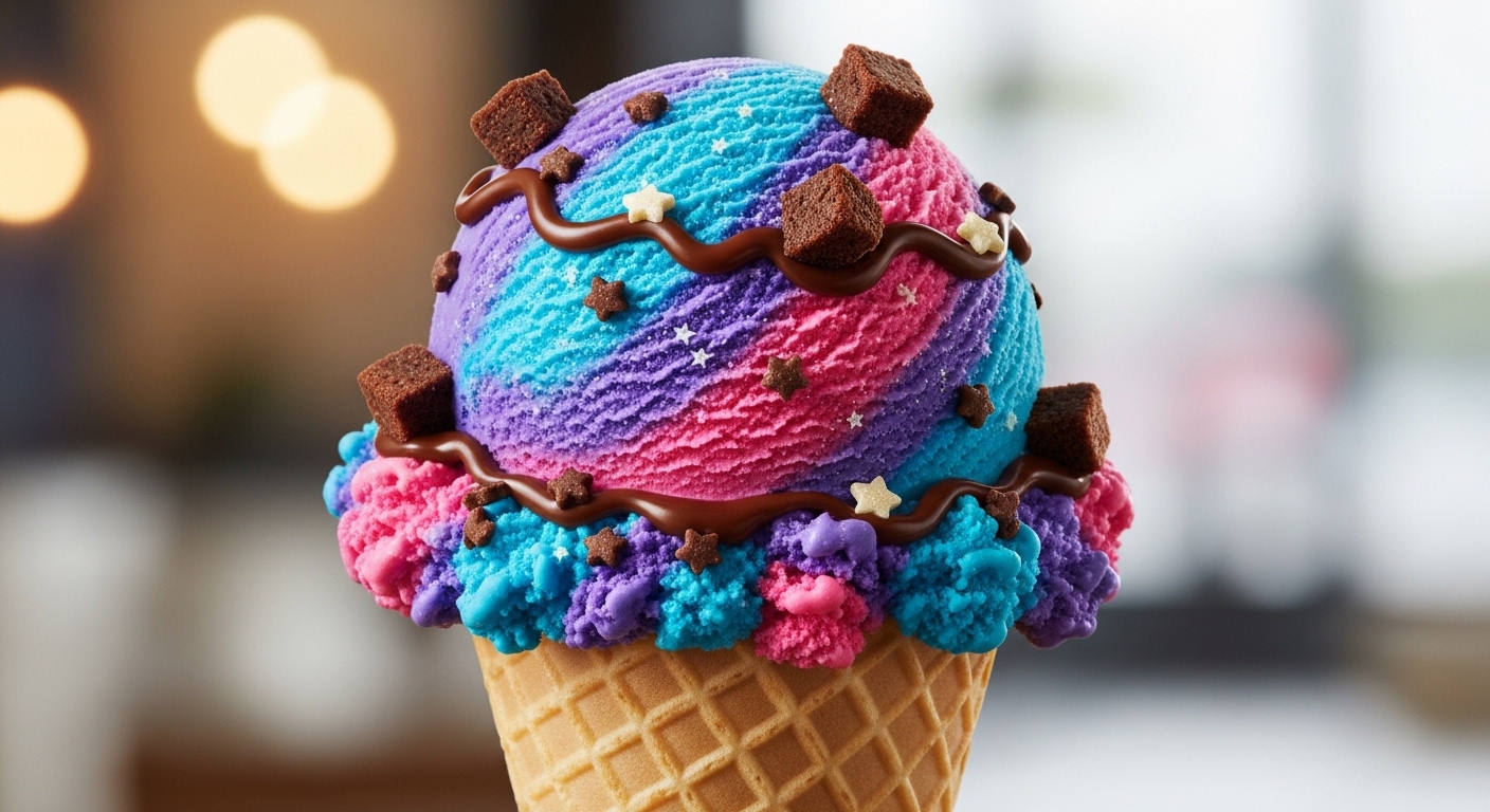 Baskin-Robbins Galactic Brownie Ice Cream