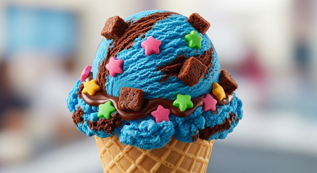 Baskin-Robbins Galactic Brownie Ice Cream 