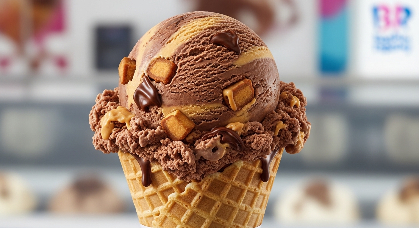 Baskin-Robbins Peanut Butter 'n Chocolate Ice Cream