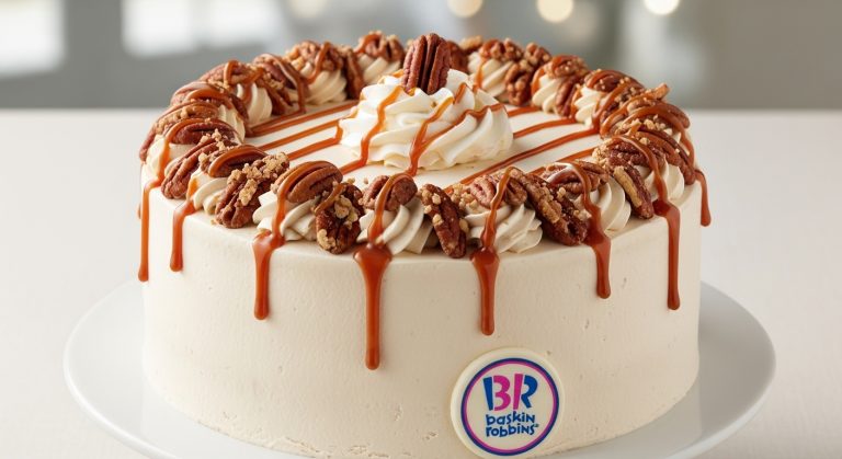 Baskin-Robbins Pralines and Cream Cake