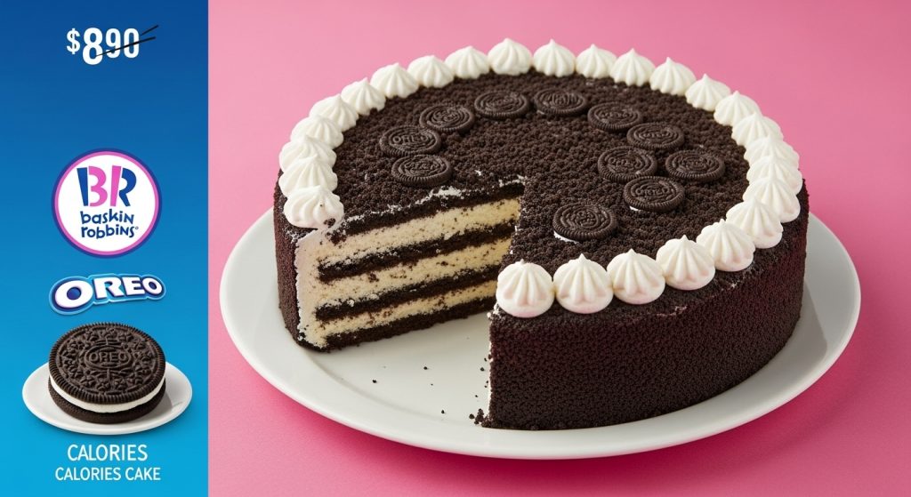 Baskin-Robbins OREO Cookie Cake – Price, Calories