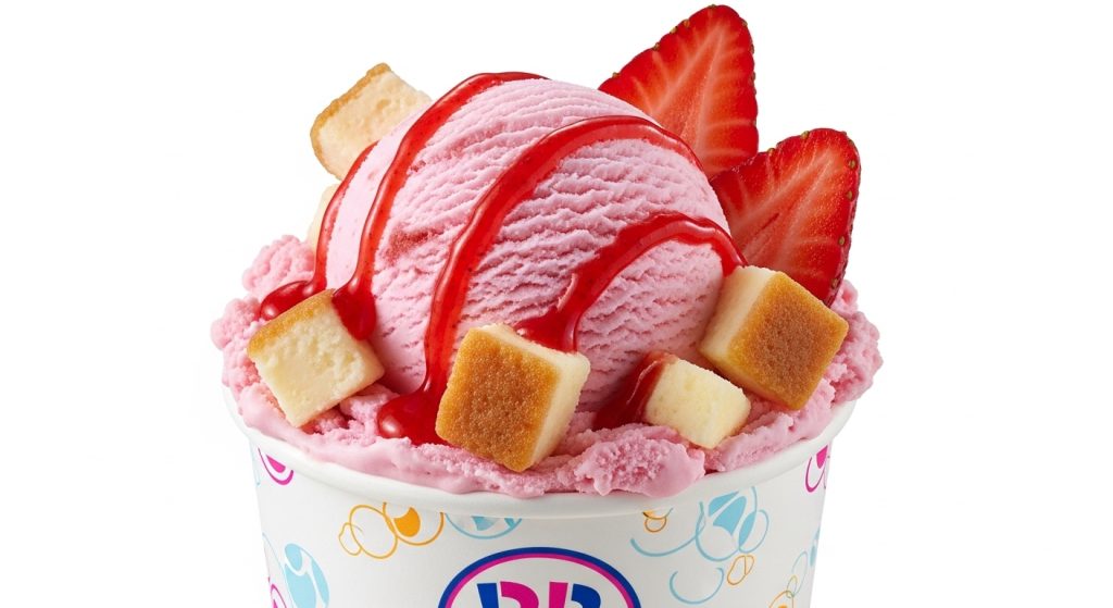 Baskin-Robbins Strawberry Cheesecake Ice Cream 