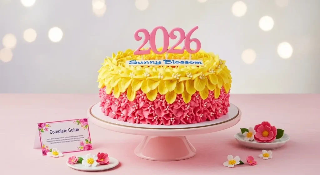 Baskin Robbins Sunny Blossom Cake 