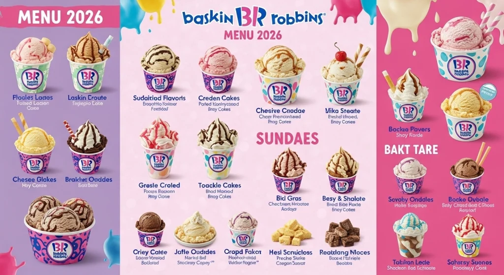baskin robbin menu 2026