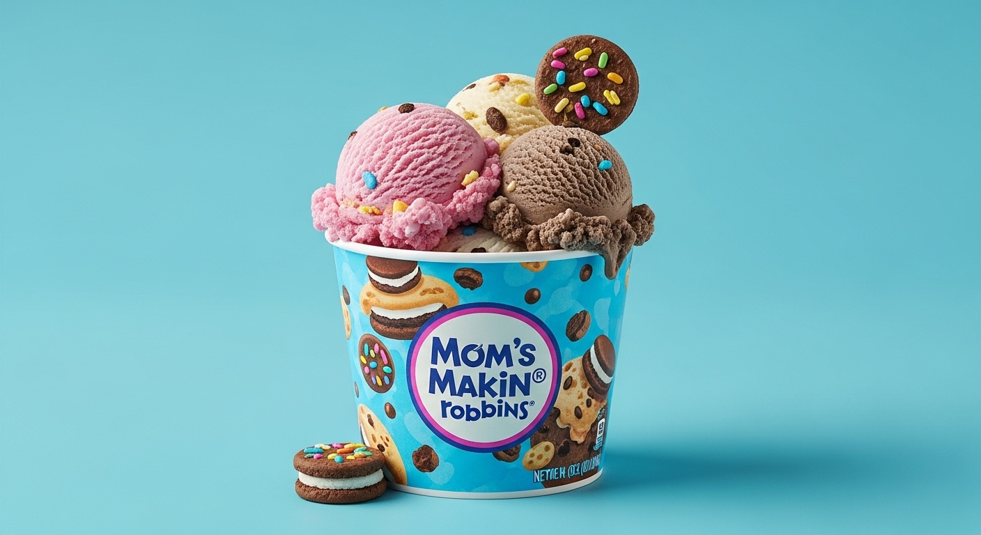 Baskin-Robbins Mom’s Makin’ Cookies® Ice Cream