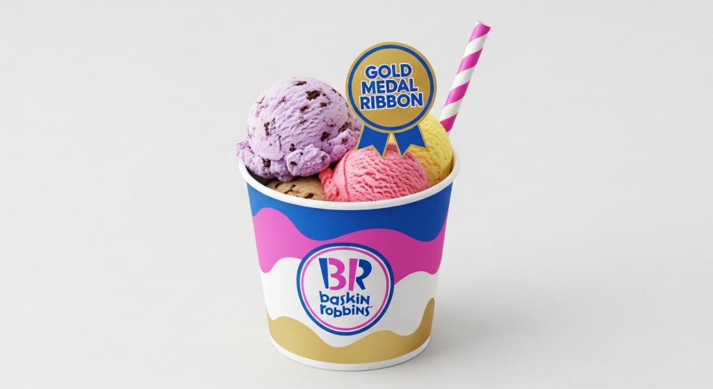 Baskin-Robbins Gold Medal Ribbon® Ice Cream